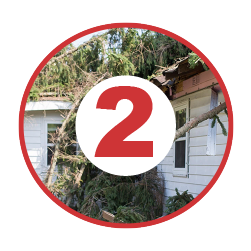 Step Two Storm Assessment Roofing for Troops