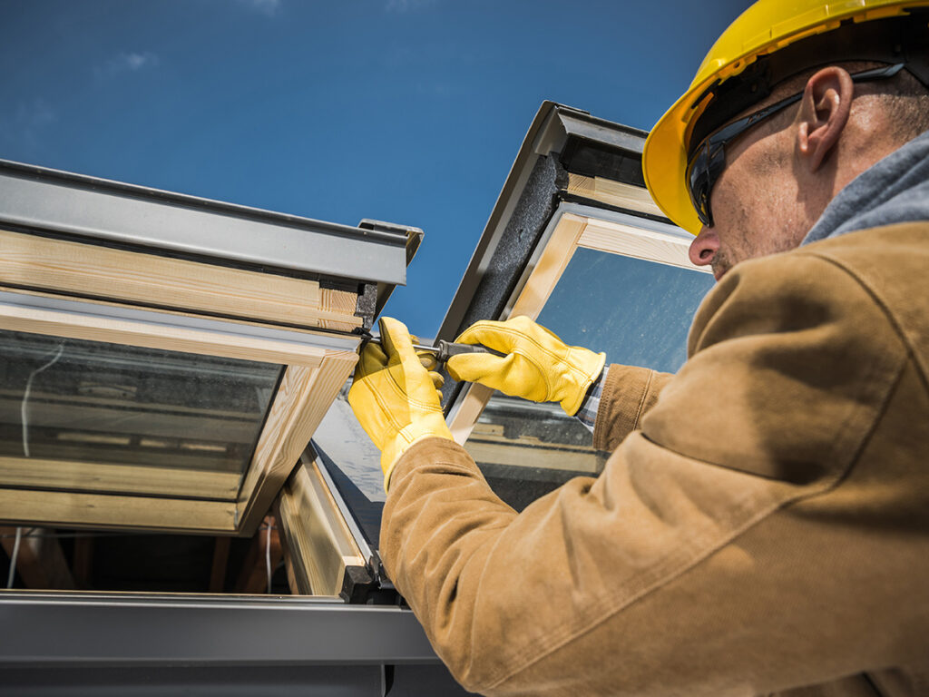 Skylight Repair Services with Roofing for Troops