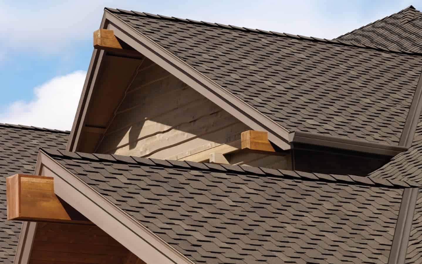 Wood Chestnut asphalt shingles available for roofing installation by Roofing for Troops